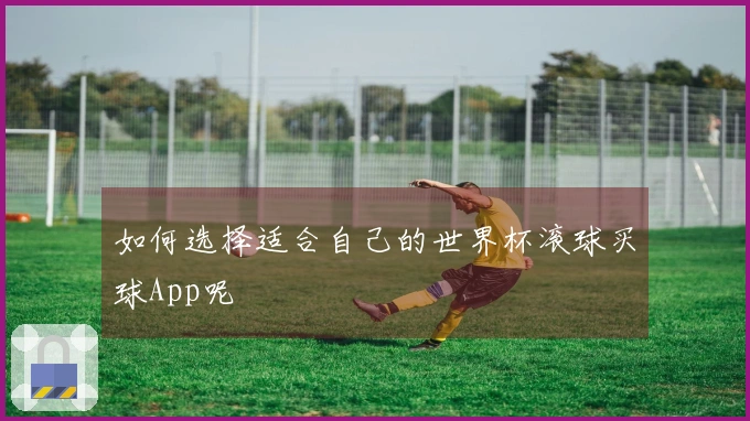 如何选择适合自己的世界杯滚球买球App呢